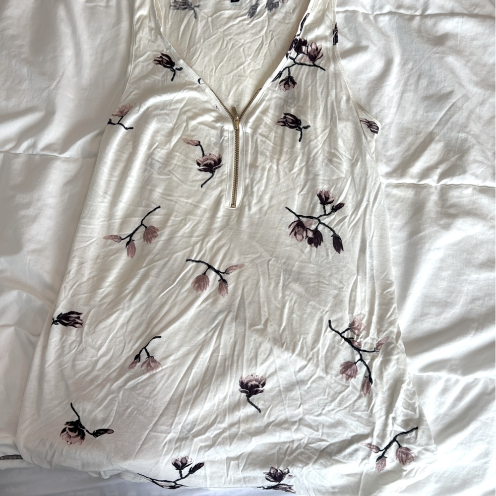 Floral tank top